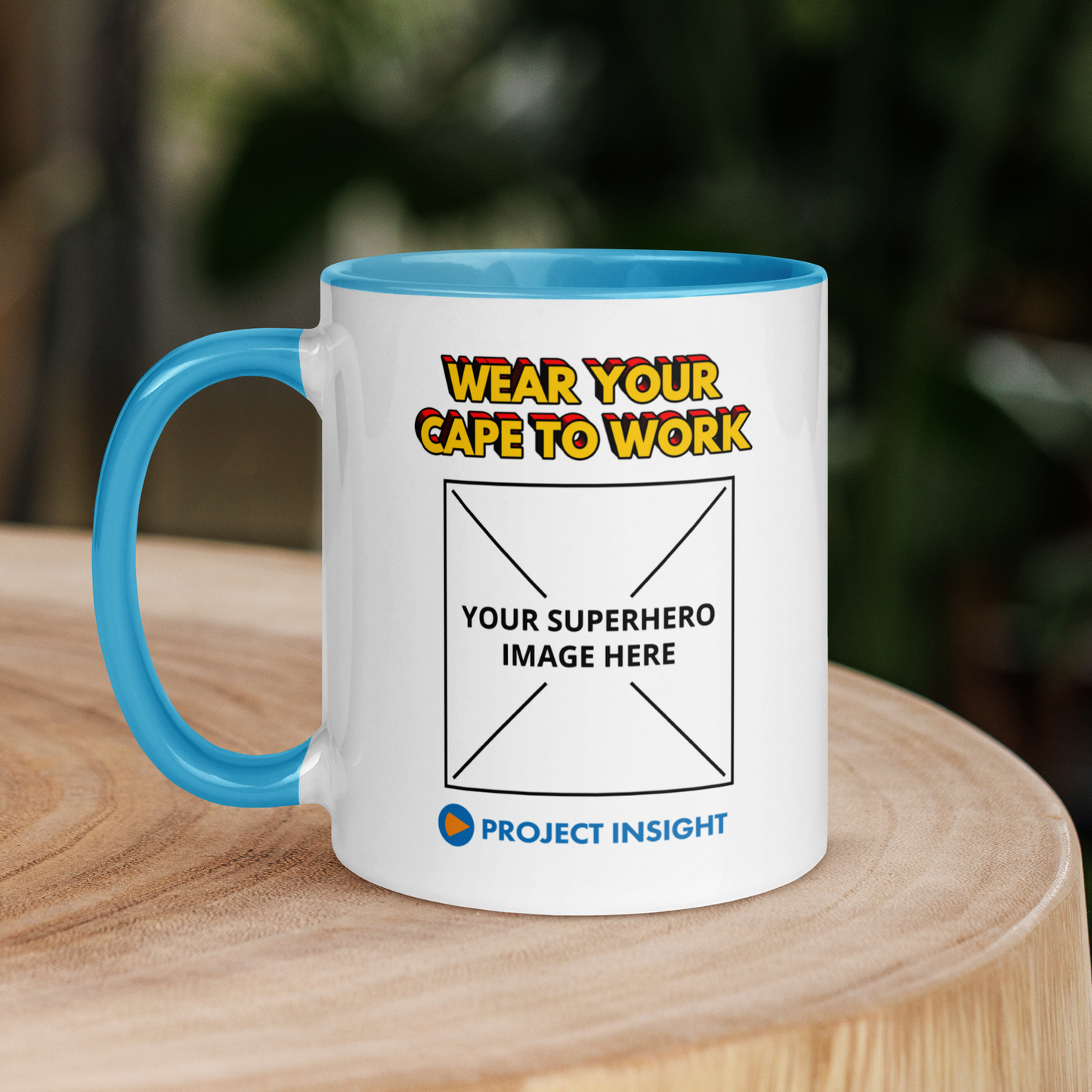 Wear Your Cape To Work – Custom Superhero Mug